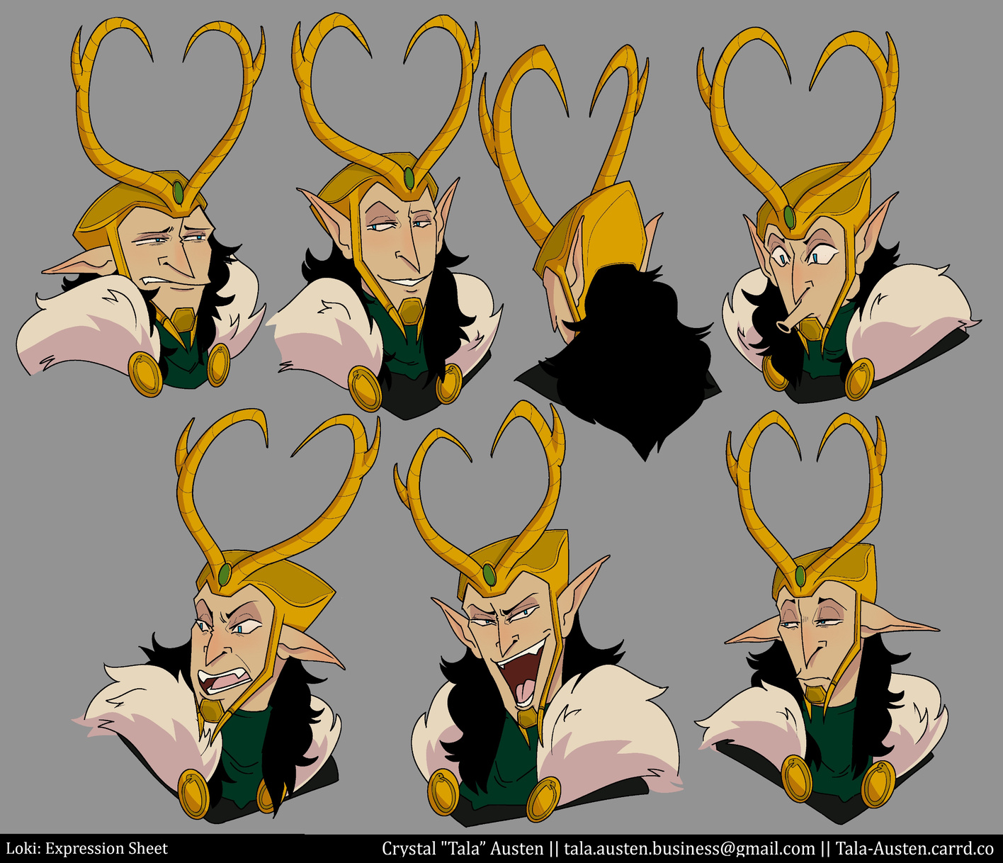 Loki - Expression Sheet