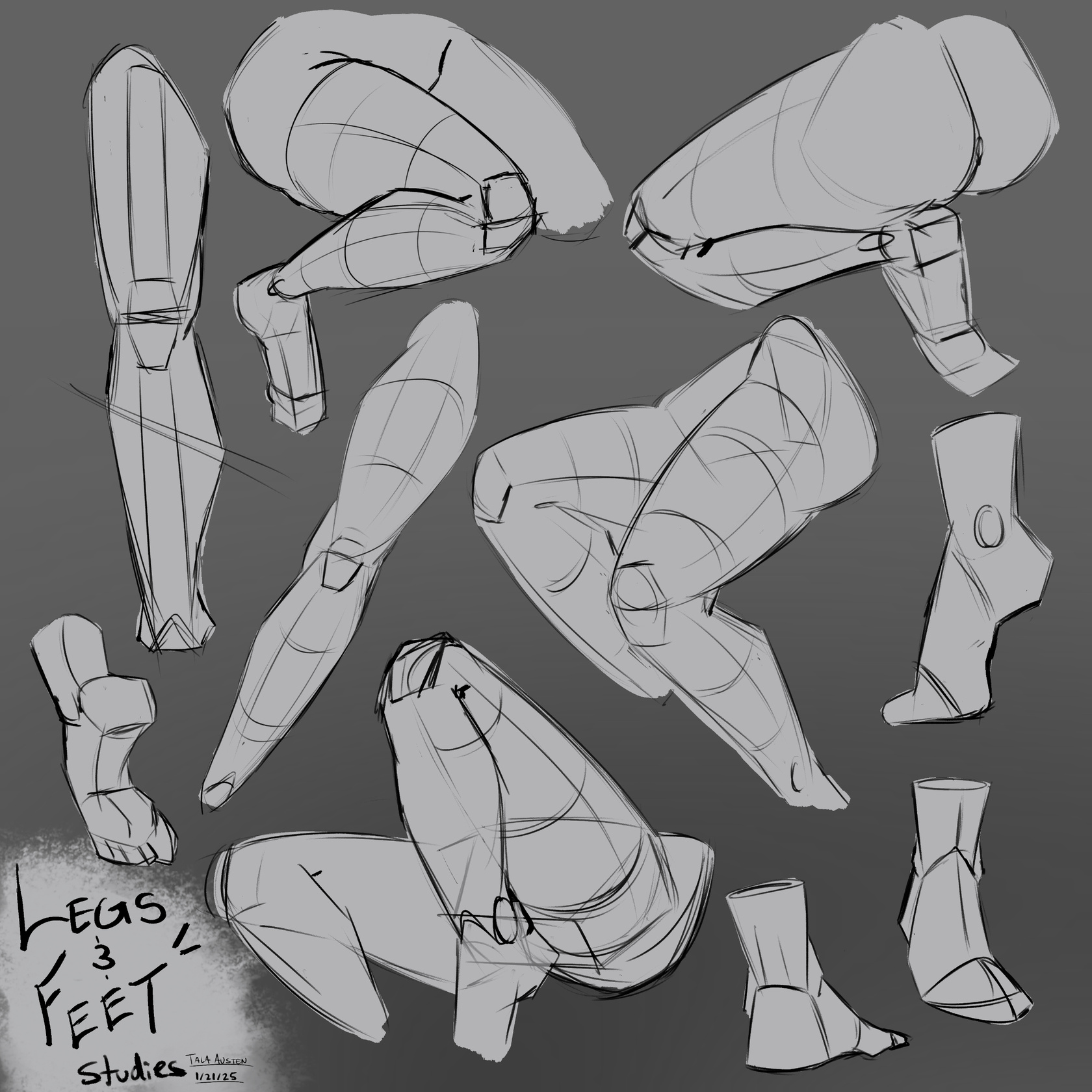 Legs and Feet Study