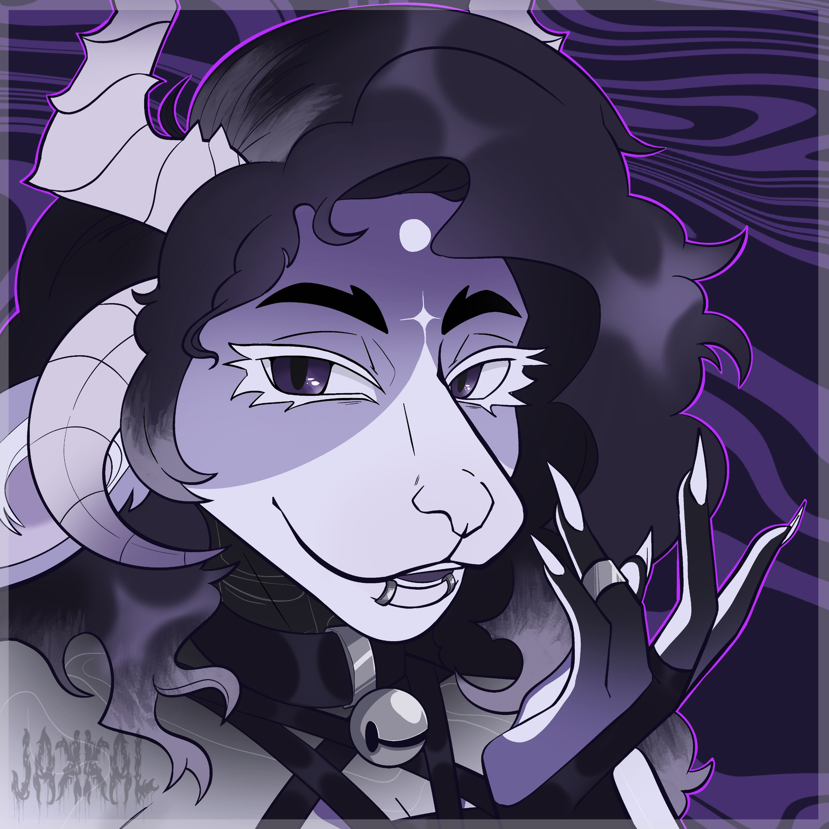 (Commission) Witchy Goat Icon