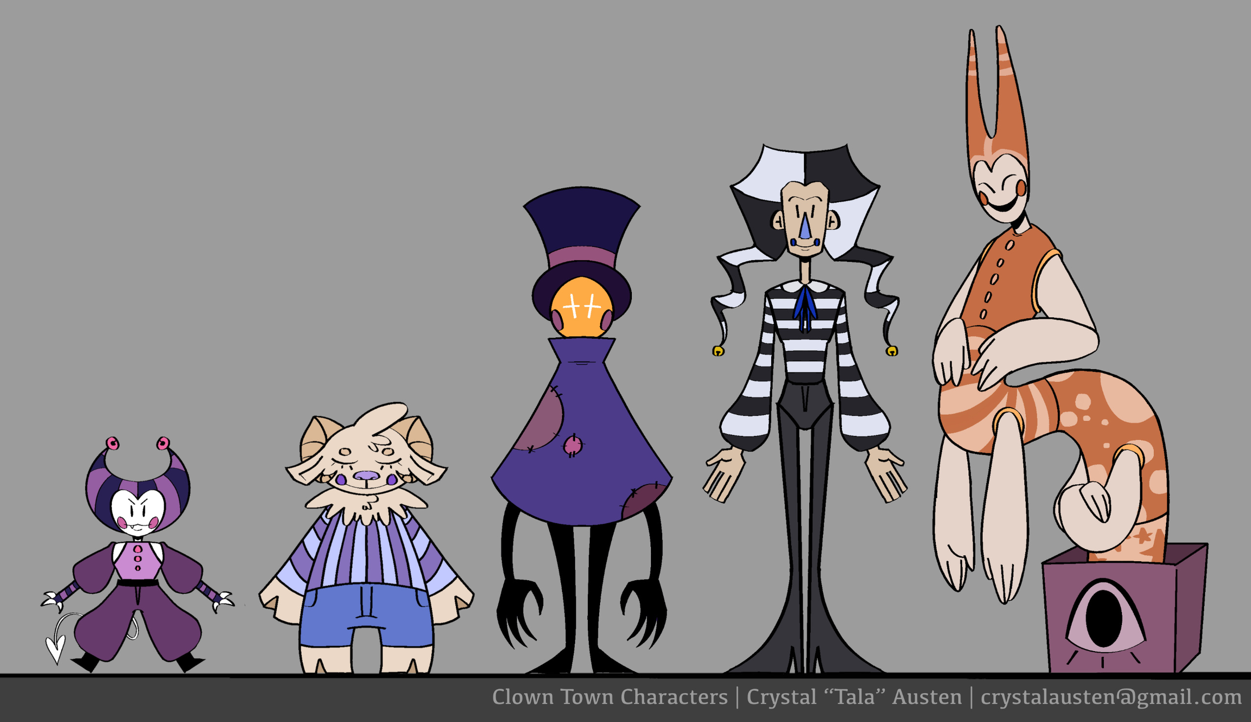 Clown Town Character Lineup