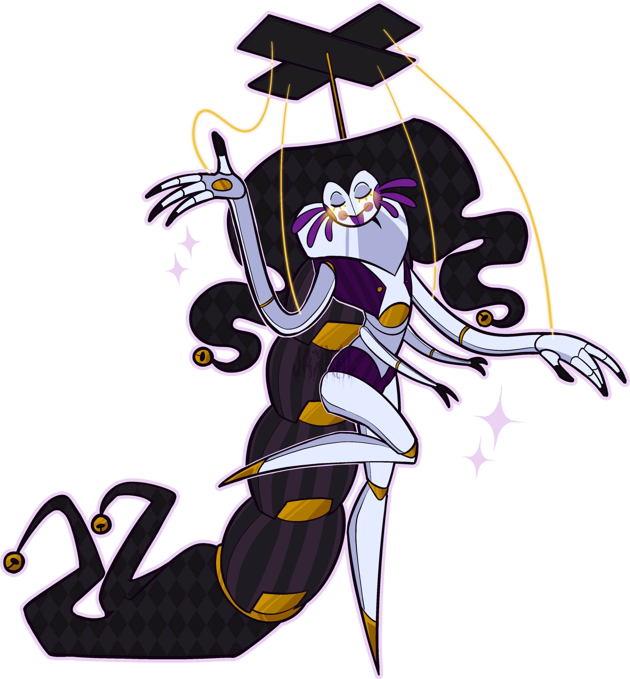 Ball Jointed Jester Rolypon